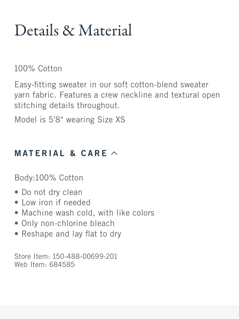 Abercrombie Open-Knit Crewneck Sweater - Picture 3 of 4